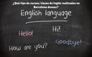 Cursos de inglés en Barcelona