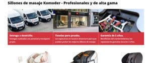 sillones de masaje komoder