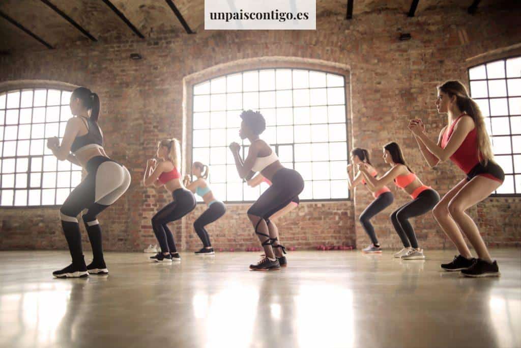 Group of Women Doing Exercise Inside The Building