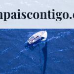 aerial view of boat sailing on blue ocean