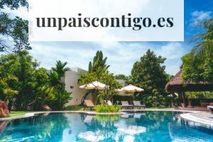 Diseño para exteriores con piscina